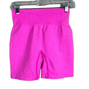 Neon Pink Women's Bike Shorts Size Medium NWOT
